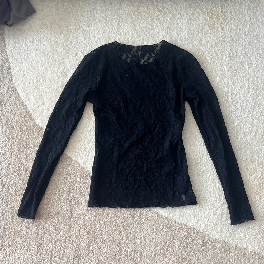 Hanky Panky Black Lace Top